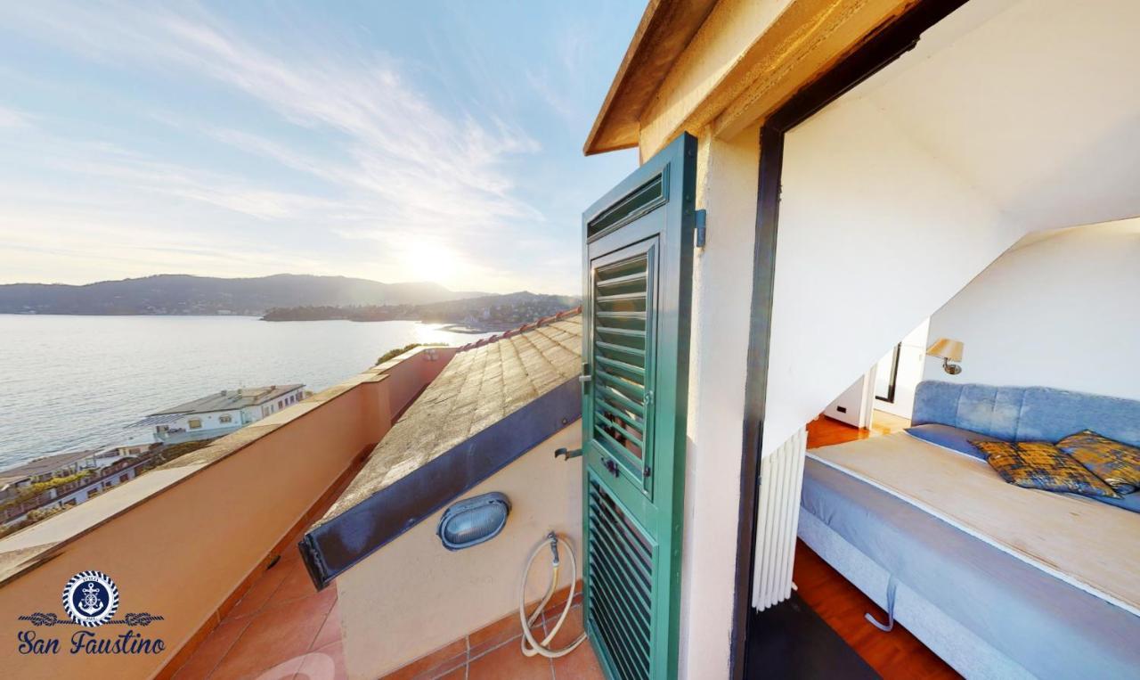 Welcome Riviera - Attico San Faustino 165 Mq Piu 110 Mq Di Terrazza- In Villa 700 ,Vista Mare Strepitosa-100 M Dalla Spiaggia-Parking Esclusivo Rapallo Bagian luar foto
