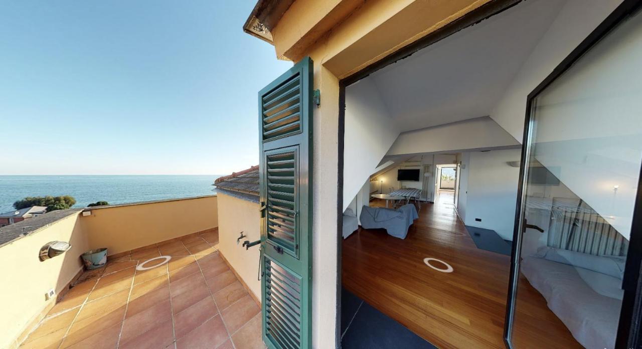 Welcome Riviera - Attico San Faustino 165 Mq Piu 110 Mq Di Terrazza- In Villa 700 ,Vista Mare Strepitosa-100 M Dalla Spiaggia-Parking Esclusivo Rapallo Bagian luar foto